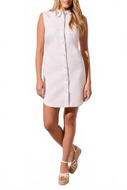 NEW TRIBAL women's denim dress in white